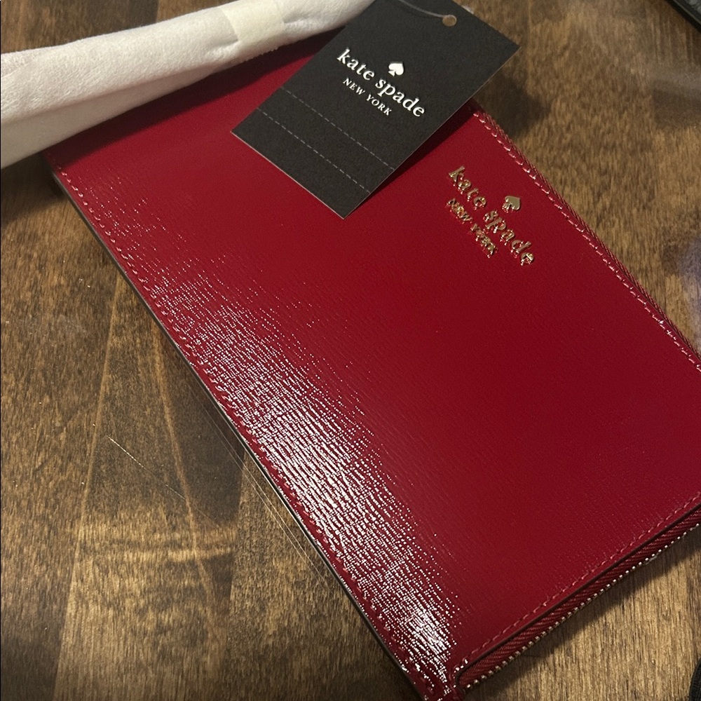 Kate Spade Cherry Red Clutch